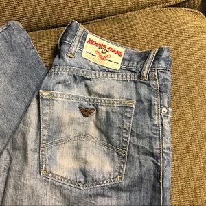 Armani Jeans | Jeans | Armani Jeans Indigo 0 Series Size 34 Button Fly |  Poshmark
